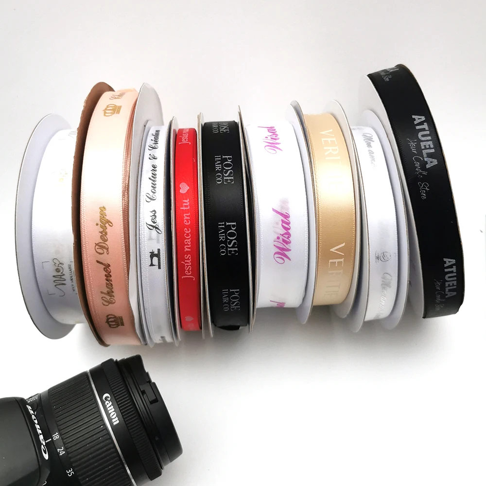 10mm-75mm individuell bedrucktes Band, persönliches Logo, Rubban, Geschenkbox, Backverpackung, Hochzeit, Geburtstag, Jahrestag, Armband, DIY, Schleifenherstellung – Detail 24