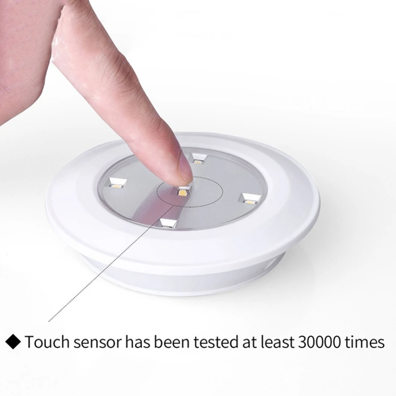 Battery Operated Puck Lighting Closets Lights LED Dimmable Under Cabinet night Light with Remote Control for Wardrobe kitch