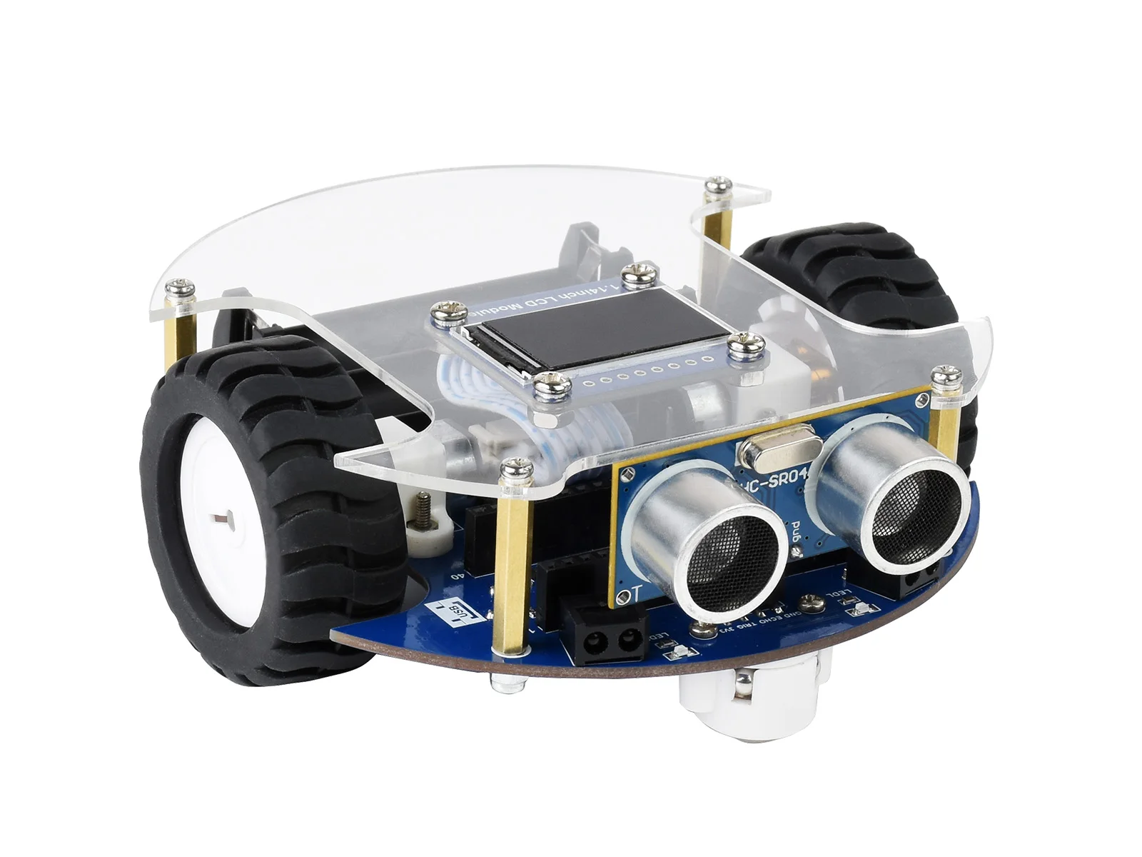 

Waveshare PicoGo Mobile Robot, Based on Raspberry Pi Pico, IR obstacle avoidance,auto line following,Bluetooth/IR remote control