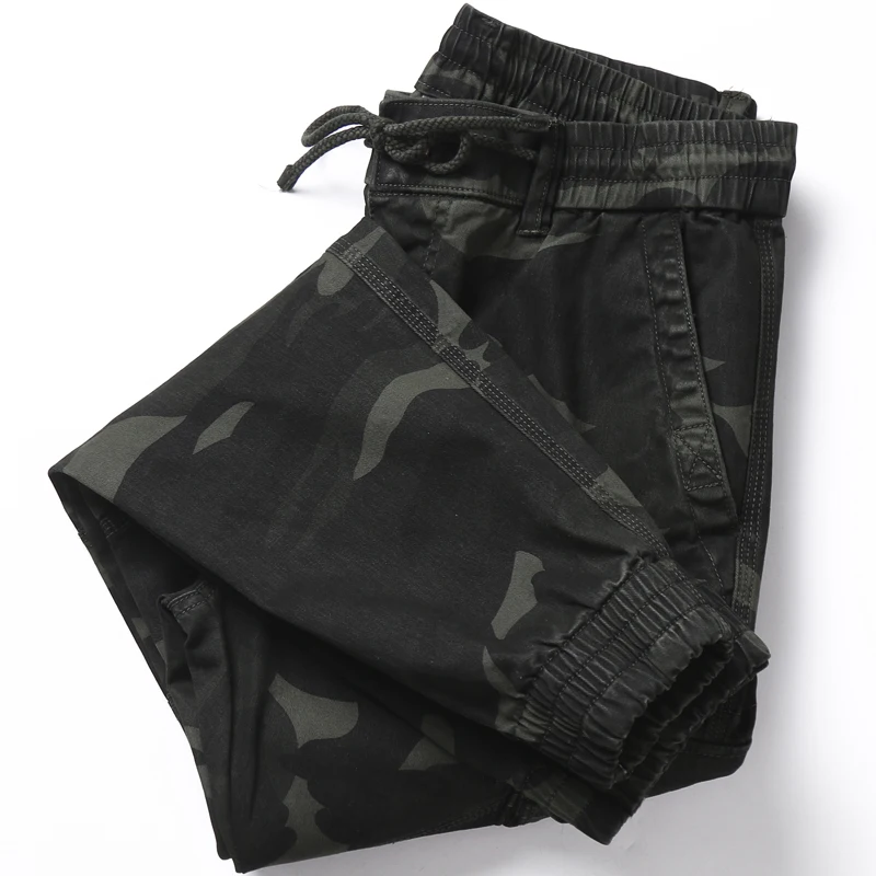 BAPAI Men Oversize Cargo Pants Black Pocket Camouflage Pants Harem Joggers Harajuku Sweatpant Hip Hop Tactical Trousers