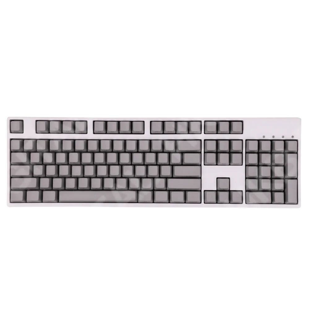 Gray Mechanical Keyboard Keycaps PBT OEM Profile Height 108 Keys for 60% 80% 104 Keyboard GK61 SK61 Anne Pro 2