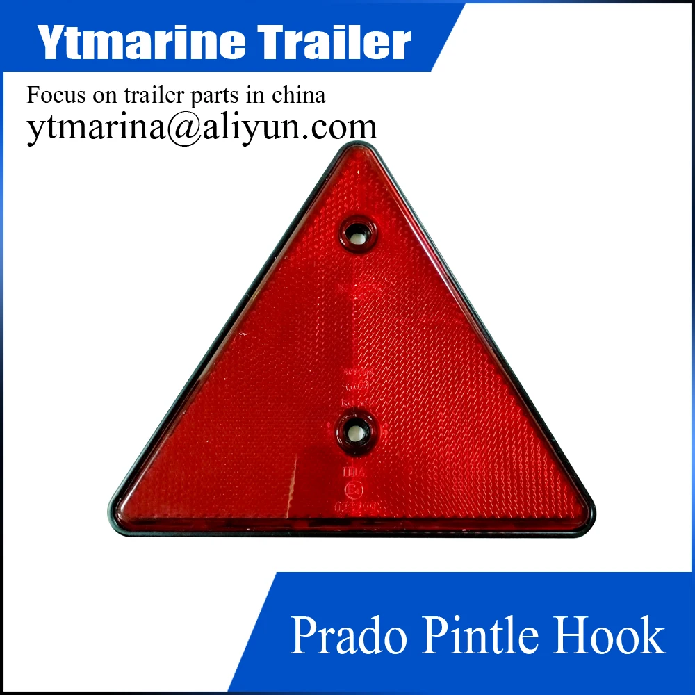 Triangular Marker Reflectors - Universal Use Safety Kit Spoke Reflective Vehicle Reflector, Safty Rear Triangle Red Reflector