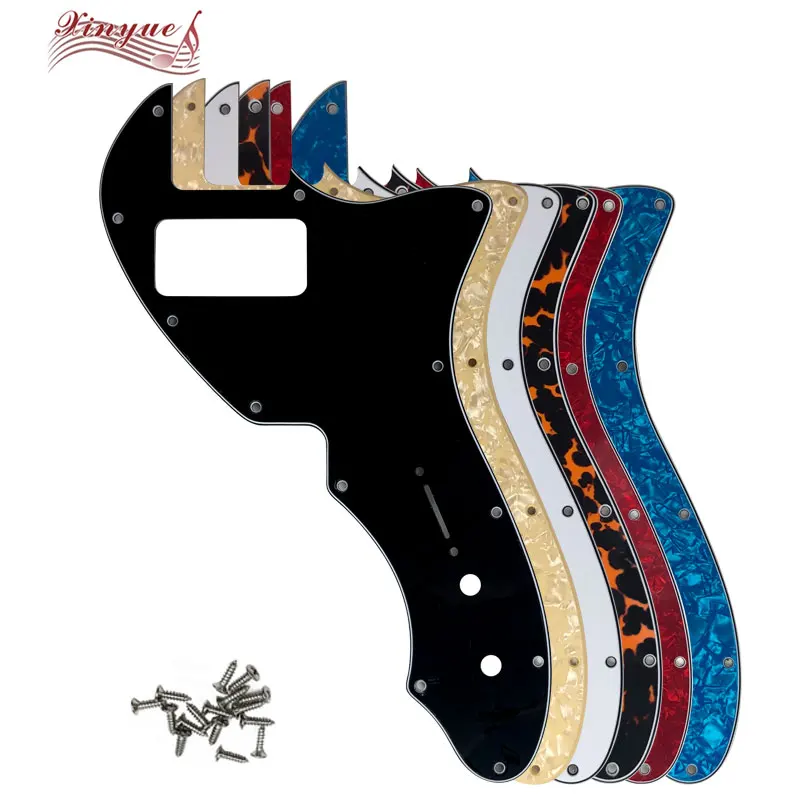 Xinyue Guitar Parts For TV Jones 12 Hole Screws US Tele 69 Thinline Guitar Pickguard Scratch Plate