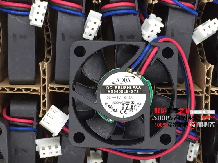 

ADDA AD0405LB-G72 Server Cooling Fan DC 5V 0.12A 40x40x10mm 3-wire