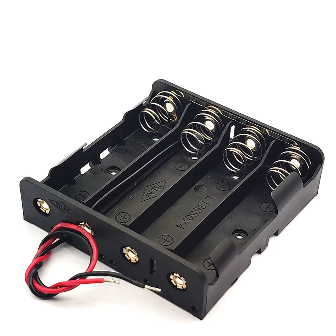 New 18650 Parallel Battery Box 18650 Power Bank Cases 4 18650 Battery Holder Storage Box Case 3.7V DIY 67-72mm Battery