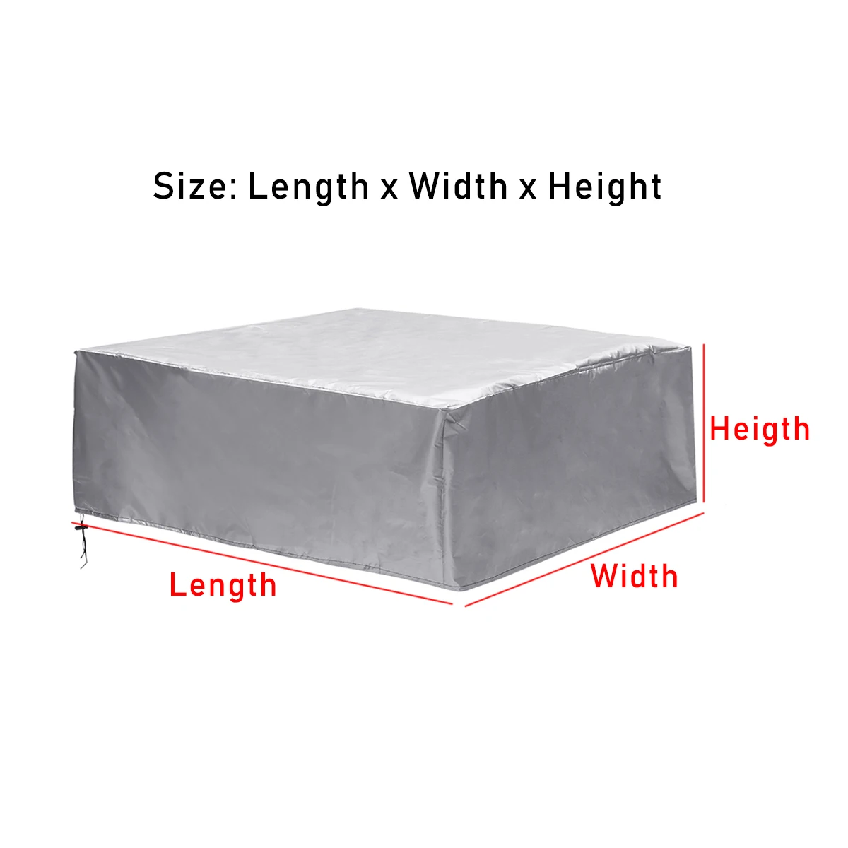 Universele Hot Tub Stofkap Cap Waterdicht UV Proof All-Weather Spa Cover Cap Protector Hotspring Sneeuw Regen Stofkappen