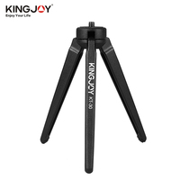 KINGJOY KT-30 Mini Tripod Aluminium Alloy Desktop Tabletop Tripod Stand Holder with 1/4\
