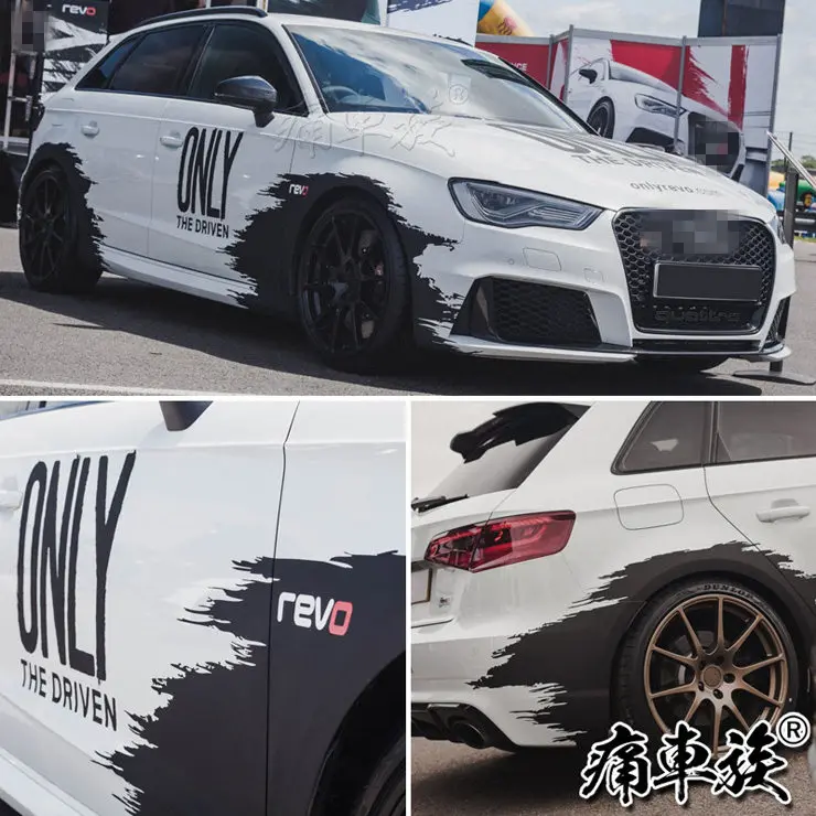 

Car stickers for A3 S3 A4 S4 Golf 7 Golf 6 car stickers pull flowers Racing decoration modification