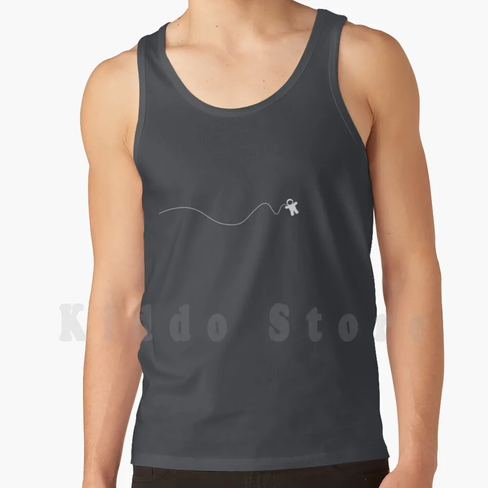 Camisetas sin mangas Cosmo Goes For A Walk, 100% algodón, planetas espaciales, descubrir, explorar, color, diversión, cielo, estrella, astronauta