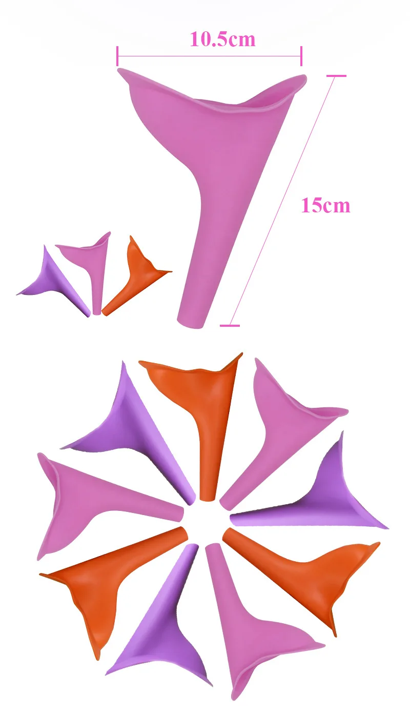 مبولة نسائية محمولة للسفر والنساء تتبول للفتيات وحقيبة بول في حالات الطوارئ للسيدات