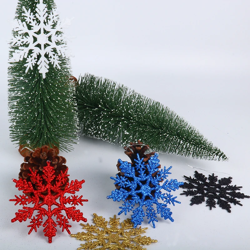 Snowflakes Decor Christmas Hanging Pendants Home Christmas Tree Decorations Ornaments New Year Xmas Party Winter Decoration