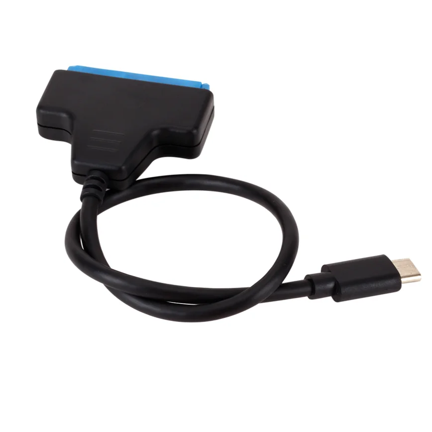 Convertidor USB 3,1 tipo C a SATA, Cable adaptador para disco duro de 3,1 pulgadas, SSD, Cable de disco duro de alta velocidad