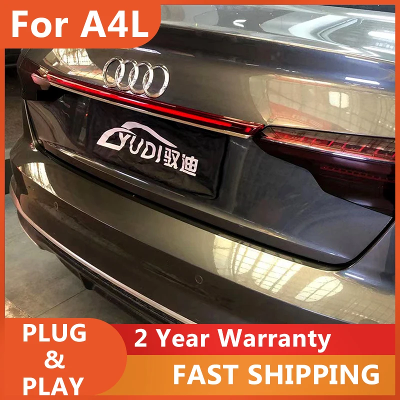 

Автомобильные аксессуары для Audi A4L S4, задний фонарь 2019-2021, задний бампер, багажник, задний фонарь, задний DRL, противотуманный тормоз, указатель поворота, задний ход