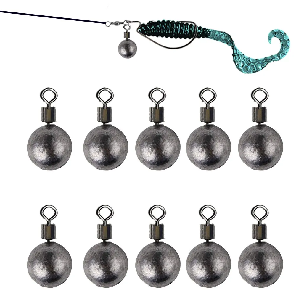  Best-selling5 pcs/lot  Weights Sinker Accessorys With Swivel For Carp Fishing Sinker 3.5g/5g/7g /10g/14gTackle Tools