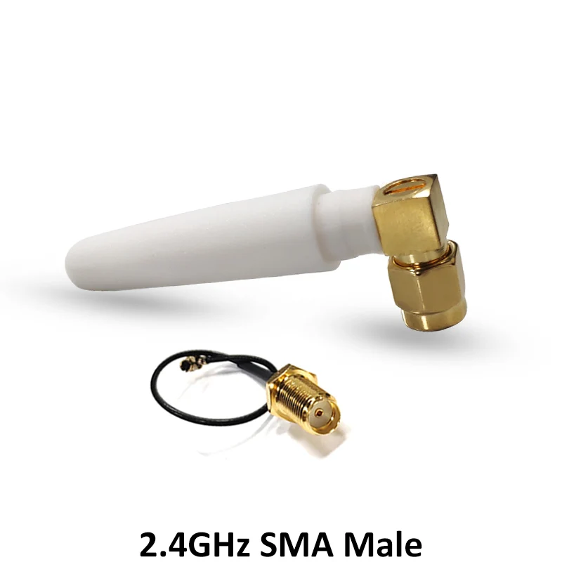 GRANDWISDOM 2 stücke 2,4g antenne 2 ~ 3dbi sma männlichen wlan wifi 2,4 ghz antene IPX ipex 1 SMA weibliche zopf Verlängerung Kabel iot antena