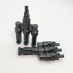1 Pairs/lot Multi 3T Type Connector for solar panel parallel connection 3T Branch Solar connectors solar PV connector