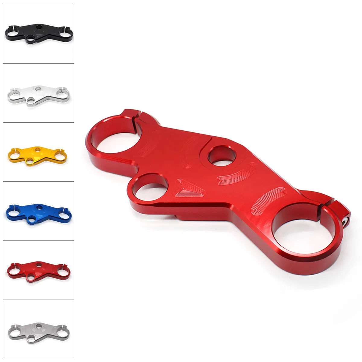 Motorcycle CNC Aluminum Front Lowering End Upper Top Triple Tree Clamp For Suzuki GSXR 600/750 2001-2003 2001 2002 2003