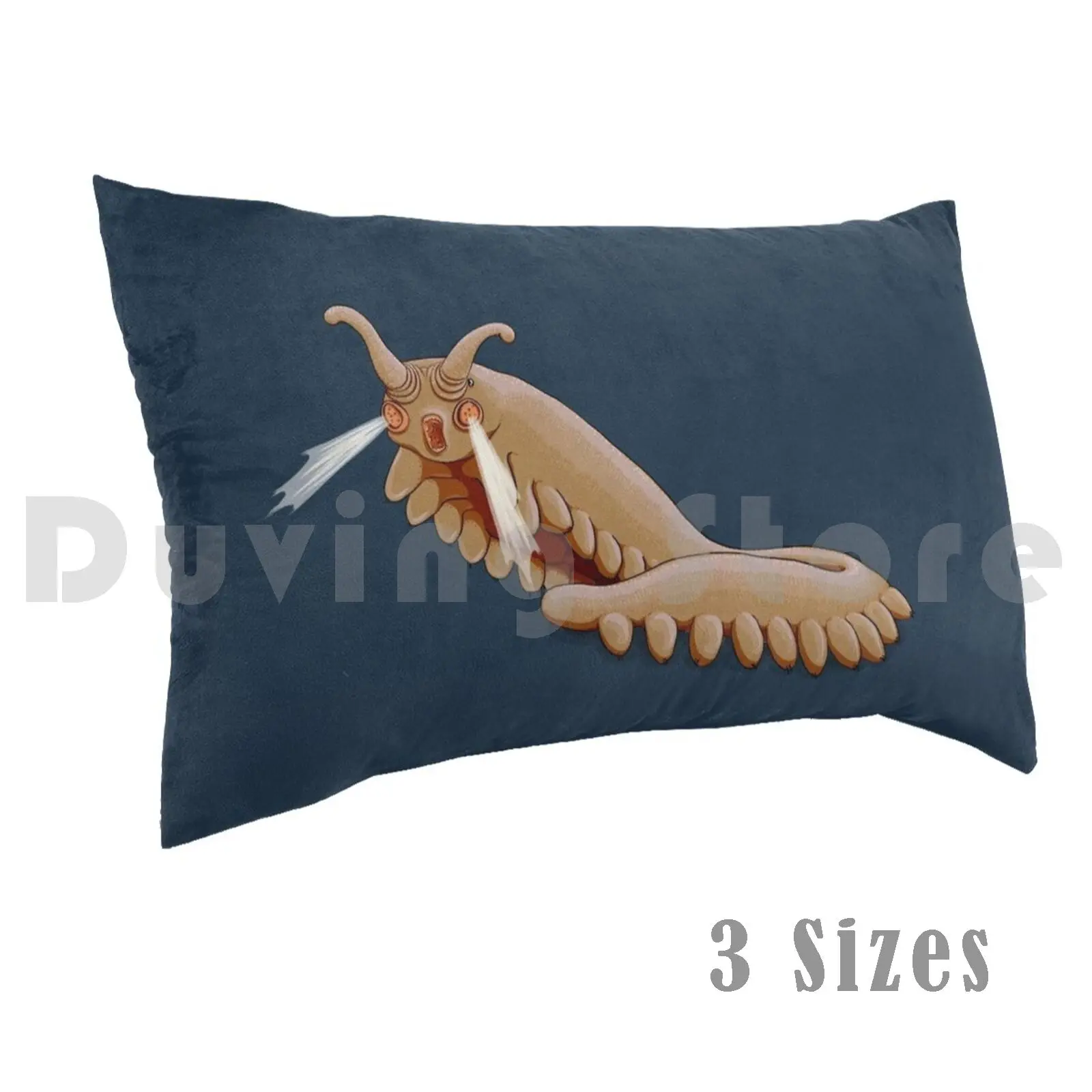 Brown Onychophora Velvet Worm Pillow Case 20*30 Inch Sciart Onychophora Velvet Worm Science Invertebrate Worm