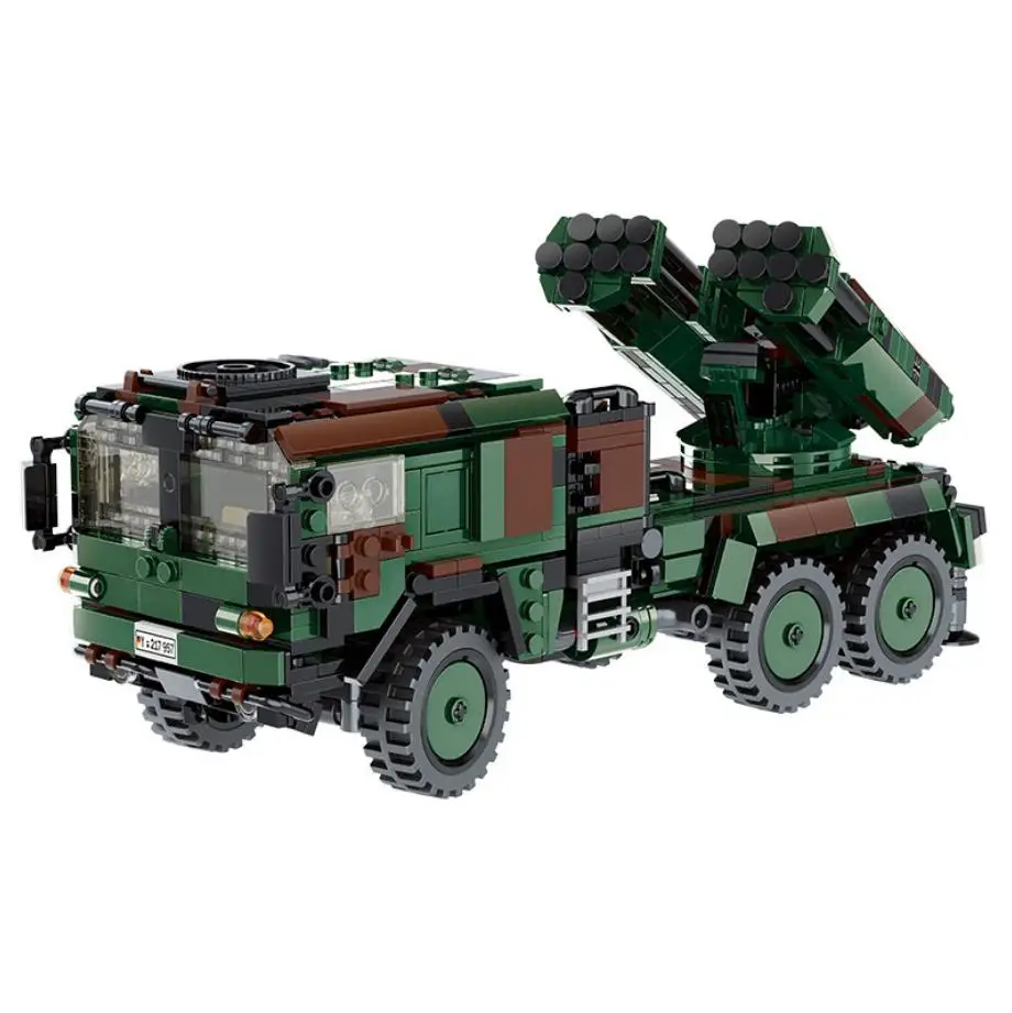 Wereldoorlog Dgermany Militaire Lars 2 Licht Raketkanonsysteem Batisbricks Bouwsteen Ww2 Assembleren Modelstenen Speelgoed Collectie