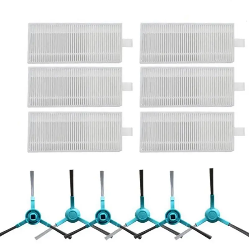 Penyedot Debu Hepa Filter Sikat Samping untuk Cecotec Conga 2690 Robot Penyedot Debu Bagian Aksesori Sikat Filter Pengganti
