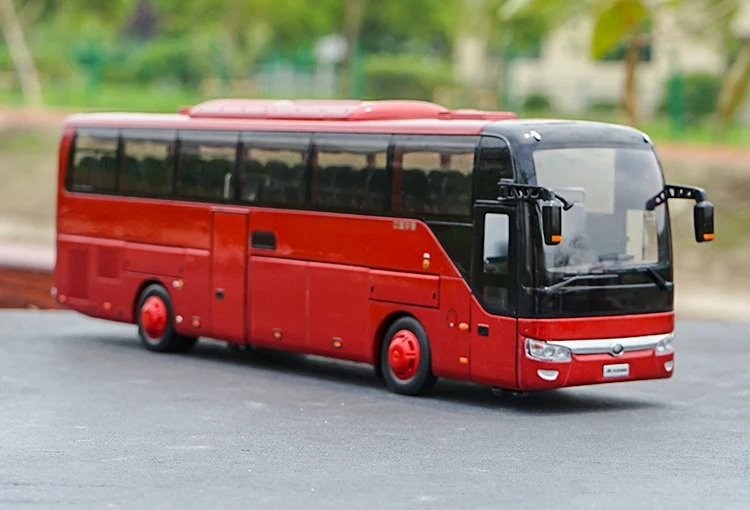 Original Authorized Authentic 1:42 ZK6122h9 bus model Diecast classic toy bus For Christmas gift,Collection,Decoration