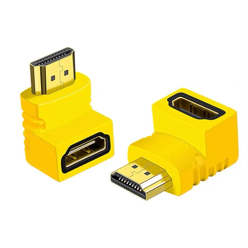 90 Degree Right Angle elbow Converter HDMI Male to HDMI Female HDMI Adapter for PS4 PS3 HDTV HDMI Cable 4K HDMI 2.0 extenster