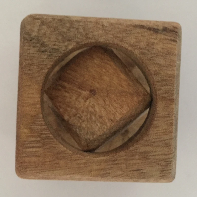 Cubo de dedo em cubo de cor natural, 40x40x40mm, dispositivo de descompressão para alívio do estresse, brinquedo de física e ciências, brinquedos para bebês