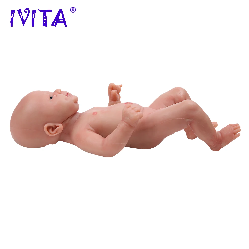 IVITA WB1512 36 cm 1,65 kg Full Silicone Reborn Baby Doll Recien Nacidos Realistas Boy Dolls Occhi aperti Giocattoli per bambini con vestiti