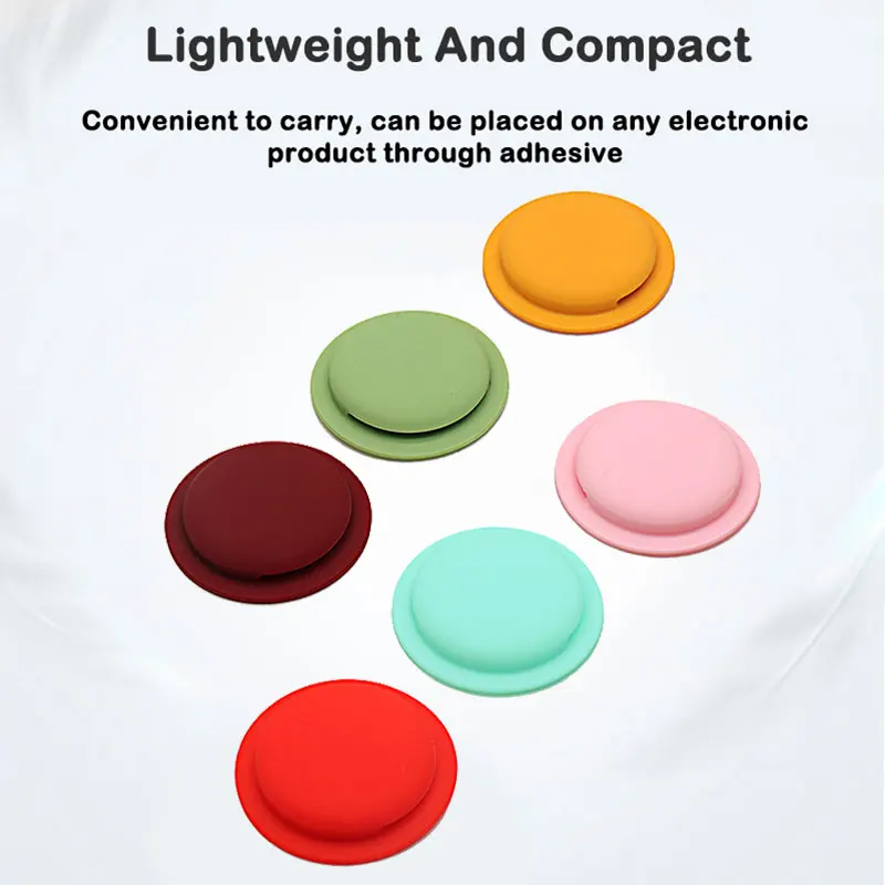 For Apple Airtags Tracker Silicone Case Anti-lost Protective Sleeve Back Adhesive Mount Soft Cover Protector For Apple Airtags