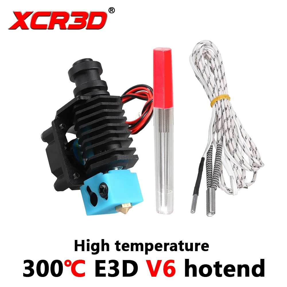 

Детали для 3D-принтера XCR-BP6 E3D V6 Hotend, высокотемпературный J-head ABS nylon PETG нагреватель из высокотемпературного материала, Печатная головка