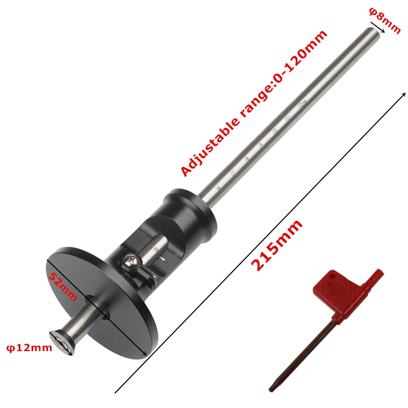 Fine-tuning Automatic European Scriber Ruler Marking Gauge Alloy Blade Line Scribing With Depth Measurement  Tools