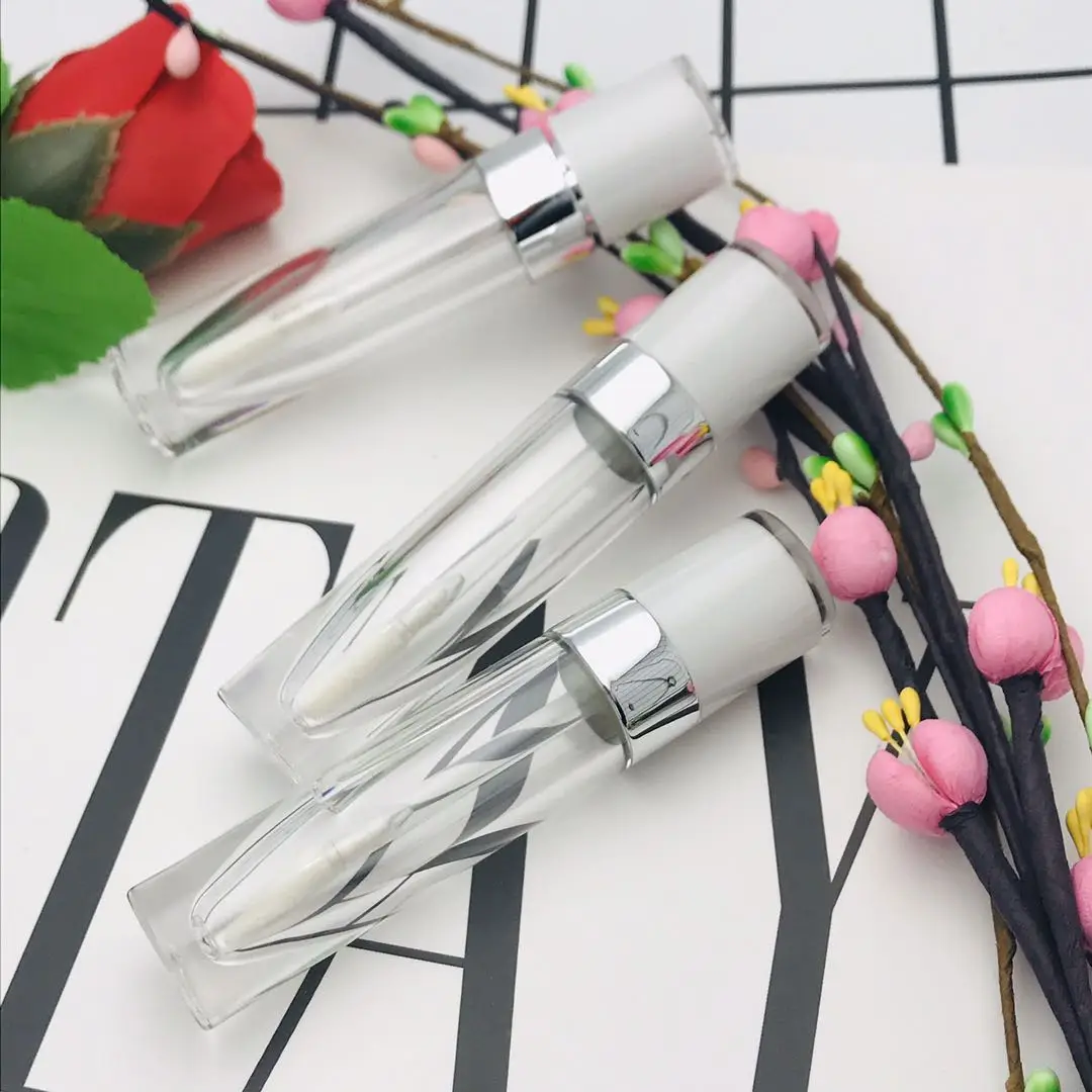 Großhandel 5ml Leere Lipgloss-Tuben mit Baby-Pink-Kappe AS Lipglaze-Behälter Verpackungsflasche Lippenstift Make-up – Detail 16