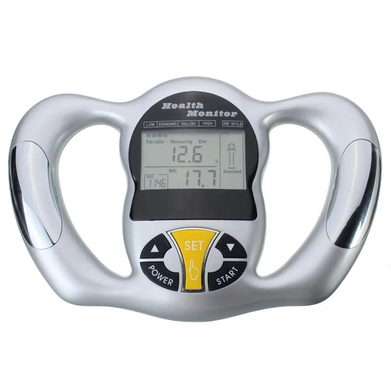 New Arrival Mini Digital LCD Portable Digital Handheld Body Mass Index BMI Meter Health Fat Analyzer Monitor