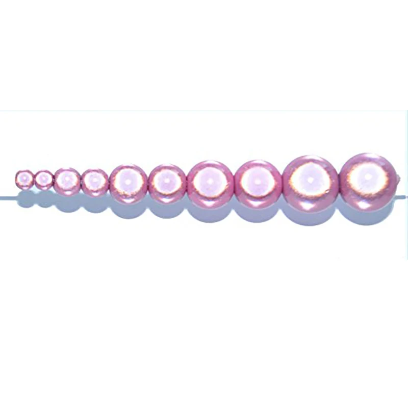Modische 3D-Illusion-Wunderperlen, 4–30 mm, reflektierender Schmuck, lose Perlen für die Schmuckherstellung, 3D-Aussehen unter dem Licht