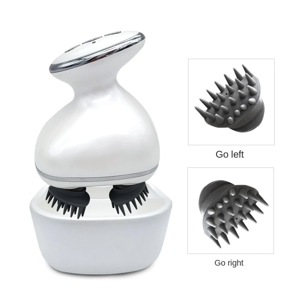 Electric Scalp Head Massage 3D Stereo Relax Stimulate Blood Circulation Prevent Hair Loss Waterproof Portable Massager For  Body