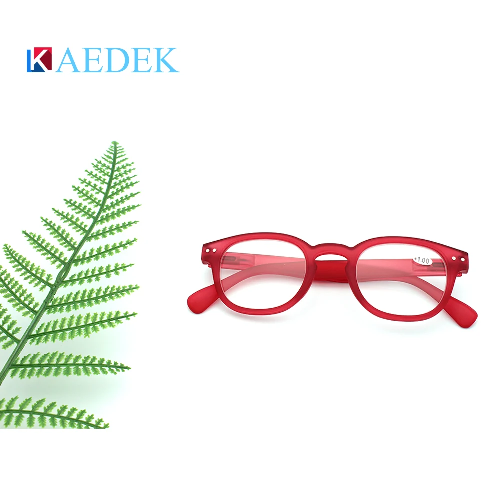 KAEDEK 2025 Trend New Color Reading Glasses Retro Europe Style Quality Men Women Eye Glasses With Flex Lesebrillen