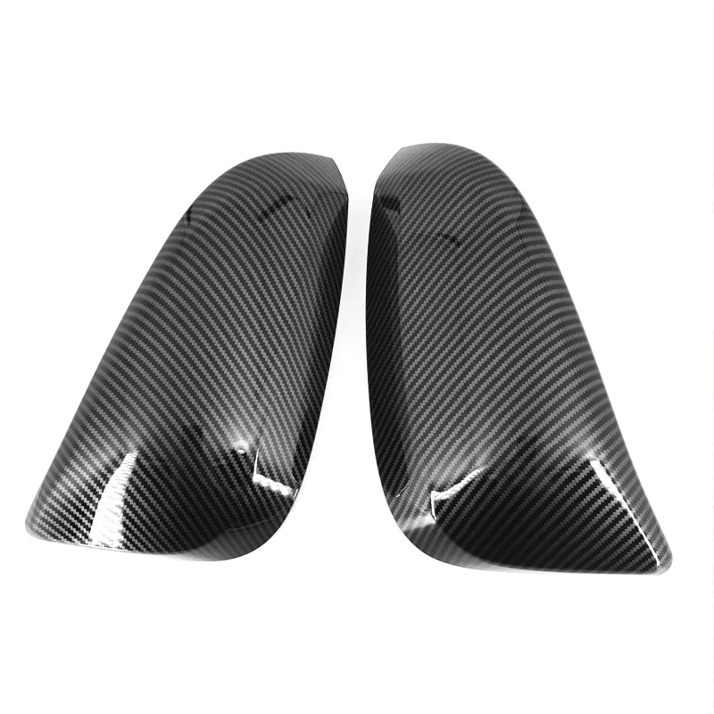 For TOYOTA RAV4 XA40 2013-2018 car Rearview mirror cover trim, black carbon fibre Side Turn Signal Mirror Covers 2014 2015 2016