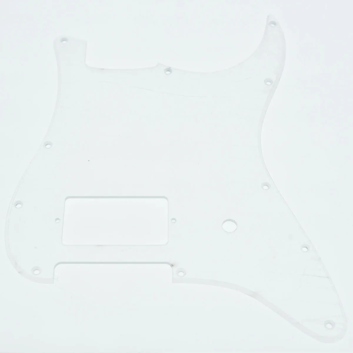 KAISH 11 Hole ST One Humbucker Guitar Pickguard Scratch Plate Fits for Fender Delonge for Strat