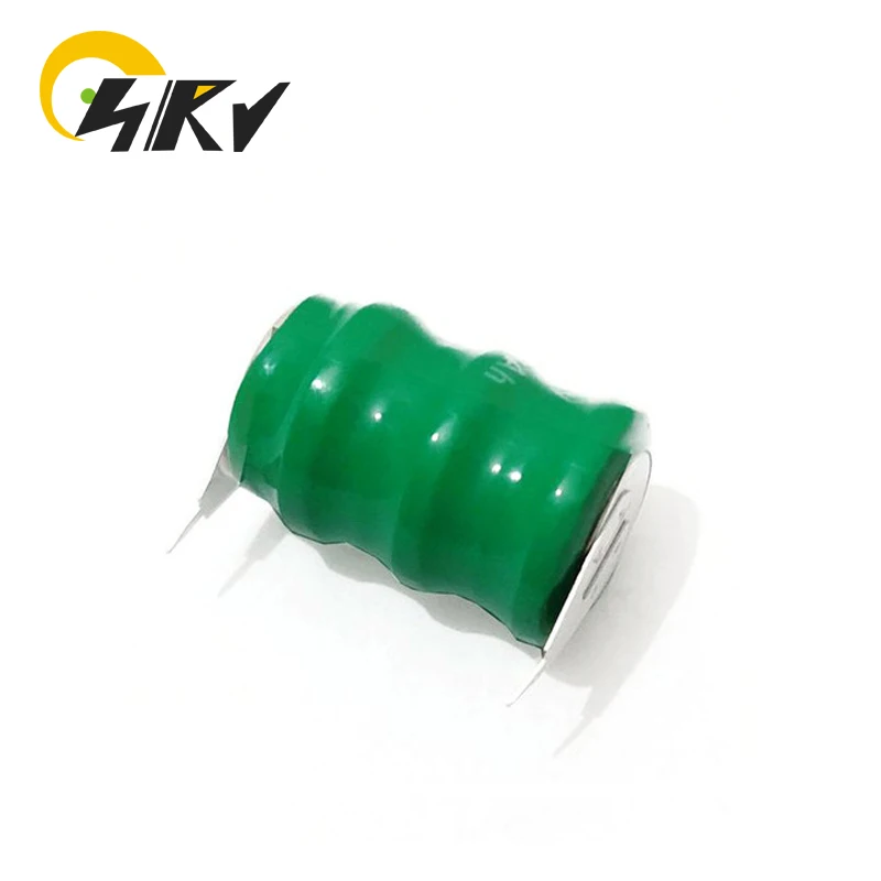 2PCS 3.6V 80mAh Ni-MH Rechargeable Battery For PLC of Doorbell PLC Mainboard Battery Doorbell Battery With 2 Nickel Plates