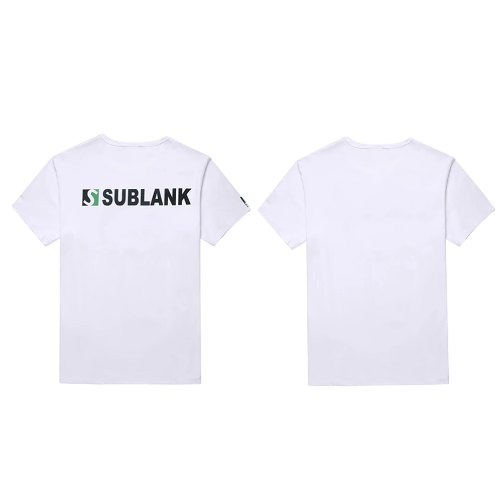 2pcs/lot White Blank Sublimation Modal T-shirt Wholesale Custom Cotton Design Heat Press Dye ink Transfer Men Size T Shirt