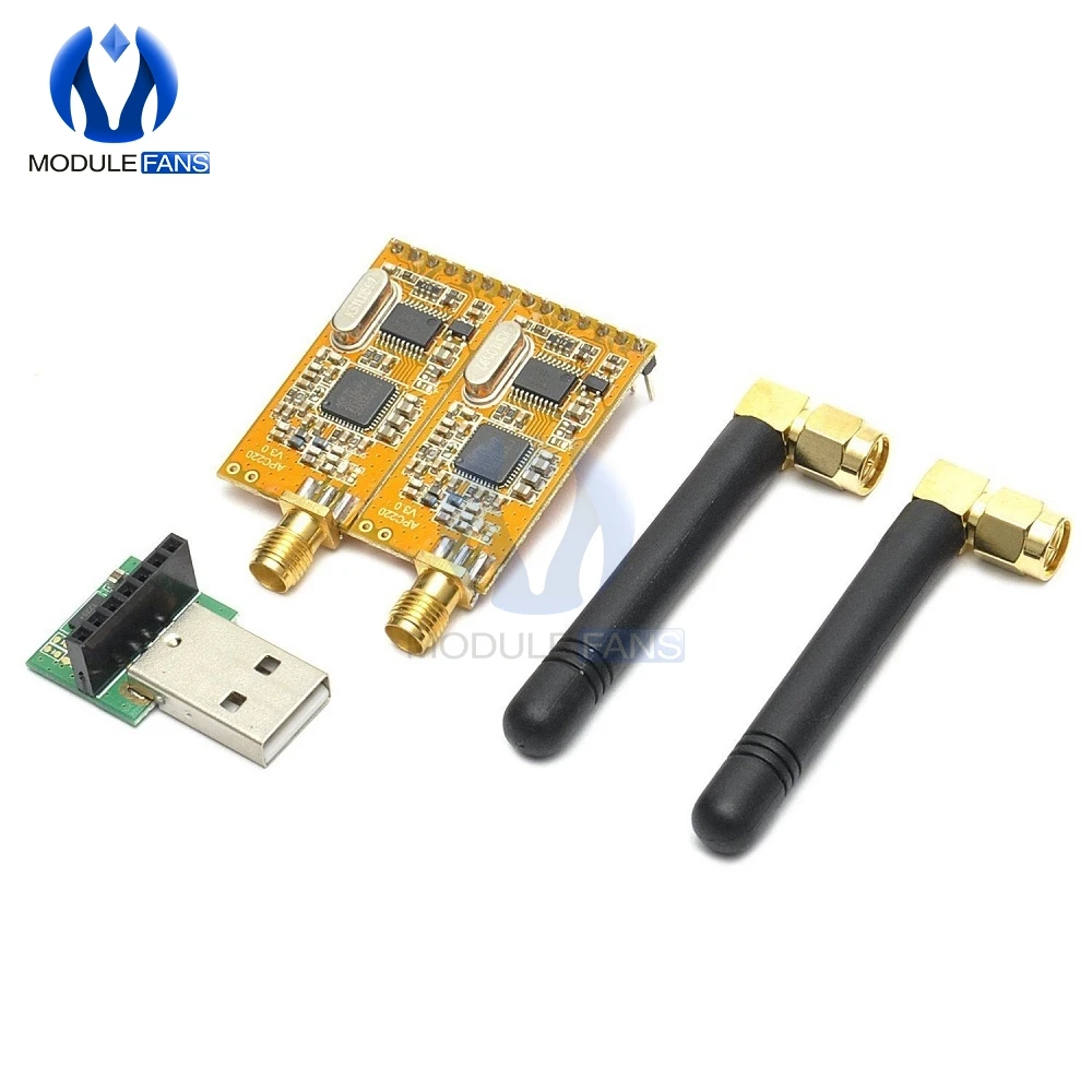 APC220 Wireless RF Serial Data Wireless Data Communication With Antennas USB Converter Adapter For Arduino Board Module DIY Kit