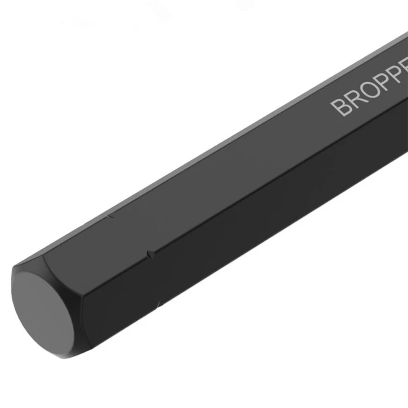 Broppe 8mm haste hexagonal s2 liga de aço chave de fenda de impacto com magnético forte 36/80mm de comprimento