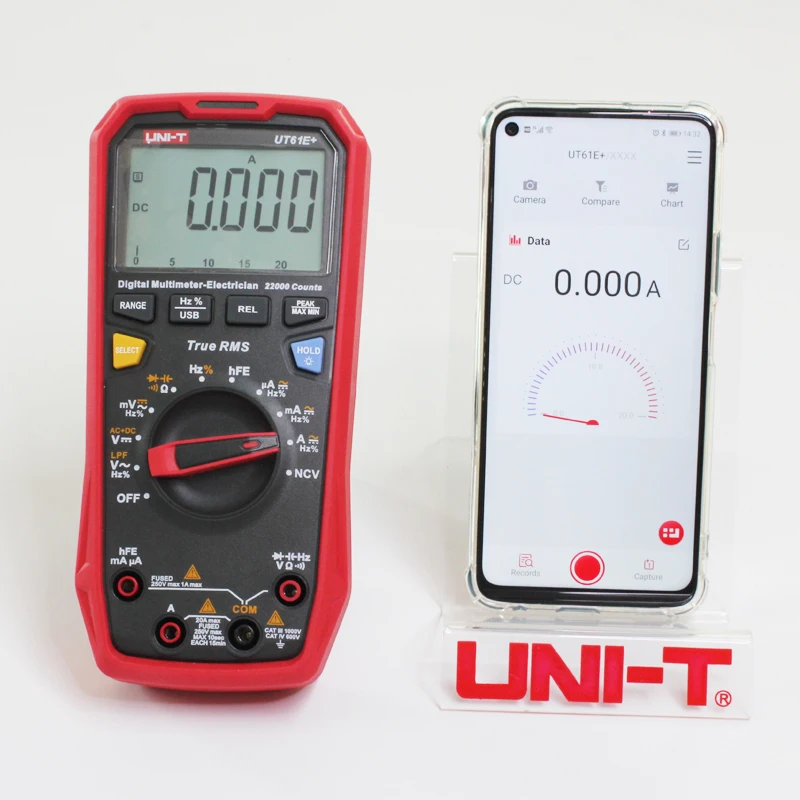 UNI-T UT-D07B infrared to Bluetooth adapter; multimeter UT61E+/B+/D+ wireless transmission module