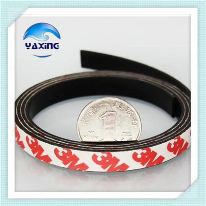 1/ 5Meter Long flexible magnet 10 x1.5mm Thickness 15x1.5 20x1.5 30x1.5 Rubber Magnetic Strip Tape For DIY Craft Tape