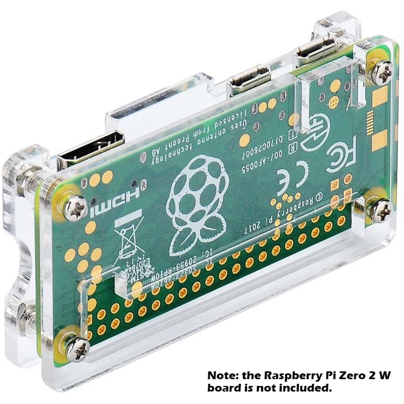 Raspberry Pi Zero 2 W Gehäuse mit zwei männlichen Header, Kühlkörper-Kit, Kühlkörper + mehrfarbiger Header für Raspberry Pi Zero, Pi0 mit 2 W