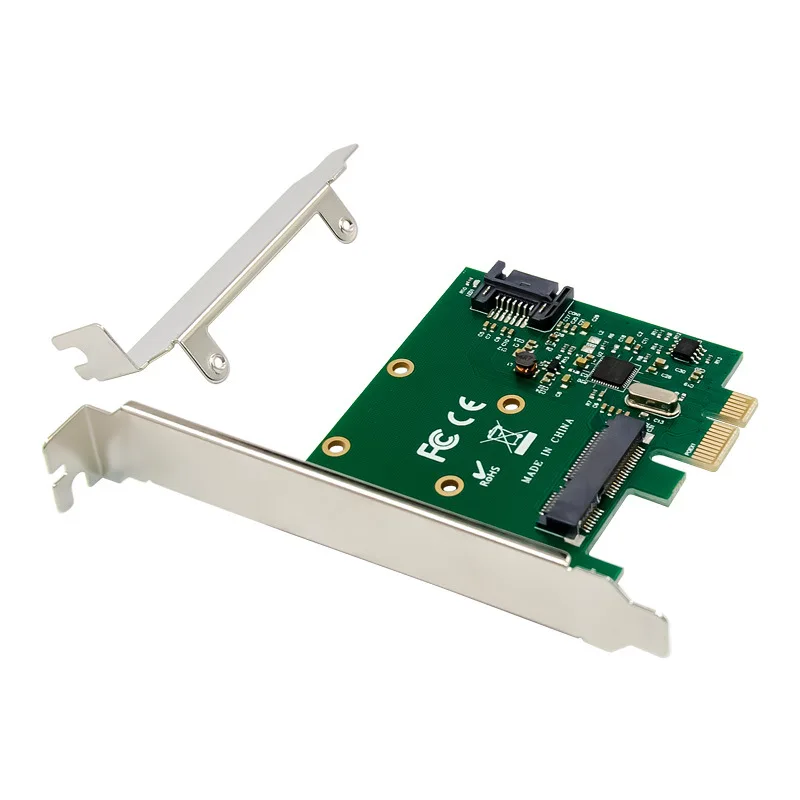 Add on card PCIE SATA 3.0 Desktop SSD Hard Drive Expansion Card 6Gbps MSATA NGFF Adapter Chip Asmedia ASM1061 Controller