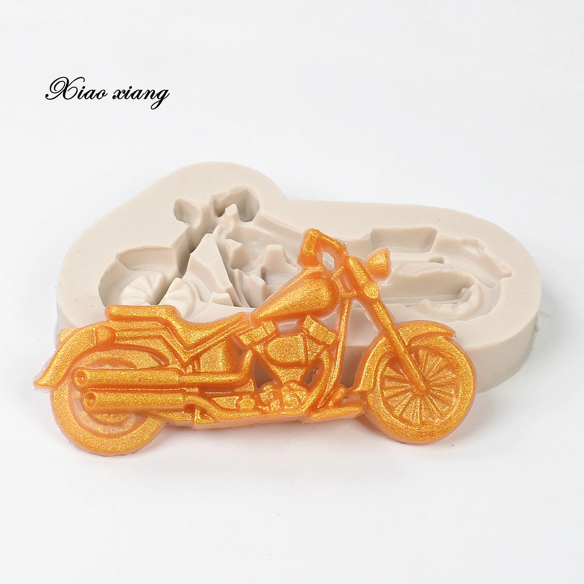 Motorcycle Silicone Mold Fondant Cake Decorating Tools Sugarcraft Chocolate Cakes Moulds Gum Cupcake Molds Bakeware M1980