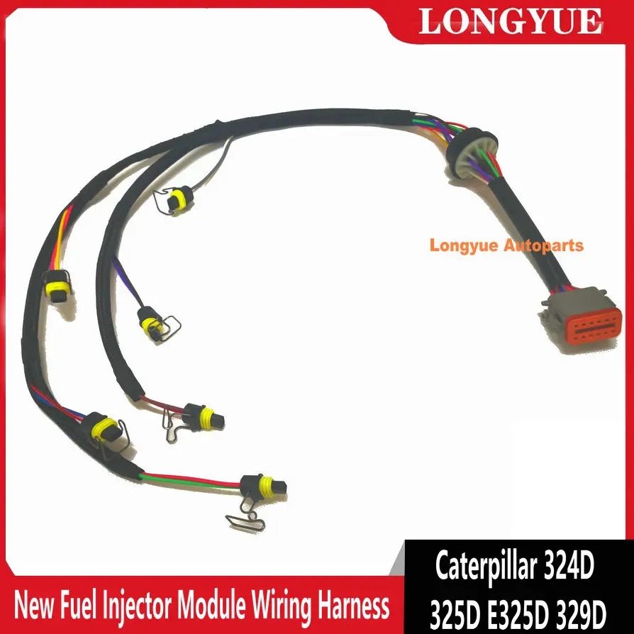 

222-5917 Injector Wiring Harness Replacement for Caterpillar 324D 325D E325D 329D Excavator C7 Engine