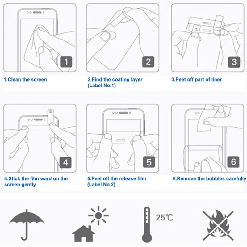 Gehärtetem Glas für Samsung Galaxy Tab 2 7,0 P3100 P3110 p3108 7 "Tablet Screen Protector 9H Scratch-beweis Schutz Glas Film