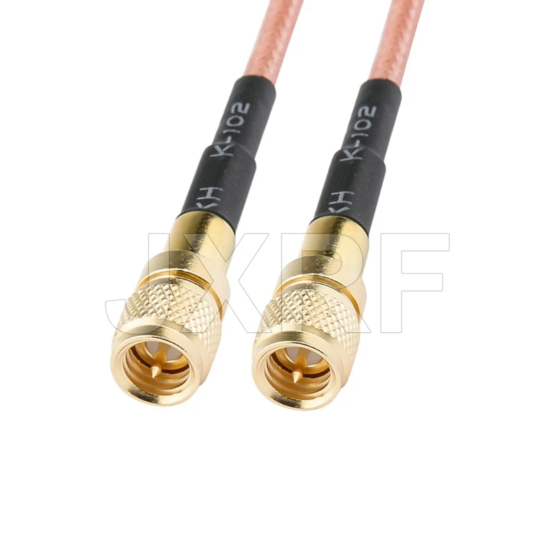 JXRF Microdot Compatible Connectors male 10-32UNF M5 to 10-32UNF super low-noise cable